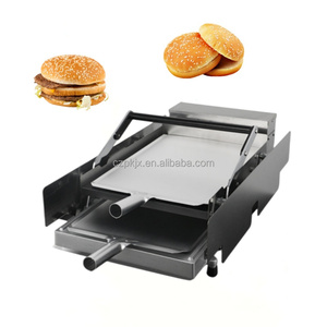 Machine de cuisson de hamburger commerciale 800W four à hamburger machines de <span class=keywords><strong>grille</strong></span>-<span class=keywords><strong>pain</strong></span> de hamburger en acier inoxydable antiadhésif - Product Image 4