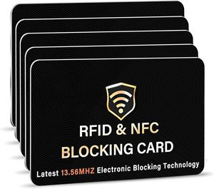 Carte anti-RFID, une carte protège toute la bourse, protecteur de cartes bancaires NFC, de cartes de crédit et de cartes d'identité, bloqueur de cartes ATM - Product Image 1