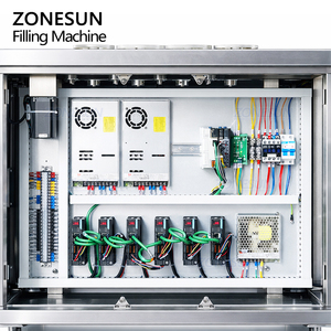 Machine de remplissage semi-automatique ZONESUN ZS-MCS4 à pompe à piston 4 têtes pour crème cosmétique, lotion spirale multicolore - Product Image 6