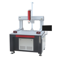 Modul Penggerak Multi-Axis MOPA Fiber Laser Marker 300W Area Kerja 300*300mm Akurasi Tinggi untuk Pengukiran Logam Dalam Komponen Besar