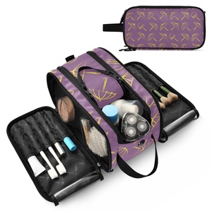 New Arrival Makeup <b>Bag</b> Double Layer Large Cosmetic Organizer <b>Bag</b> Travel <b>Accessories</b> Toiletry <b>Bag</b> Customs logo - Product Image 6