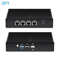 Routeur pare-feu professionnel sans ventilateur Quad Core N100 DDR5 2.5G 4 ports Ethernet LAN Nic Mini serveur d'entreprise domestique