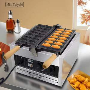 Macchina per Taiyaki a Lunga Durata, Ferro per Waffle a Forma di Pesce a Bocca Aperta per Coni Gelato Commerciali - Product Image 4
