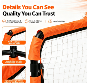 Rete da Calcio Smontabile per Allenamento, per Pratica Indoor e Outdoor, Direttamente dalla Fabbrica - Product Image 4