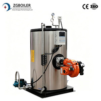 Generador de Vapor Vertical de Gas de Alto Rendimiento con Control Automático, Compacto, de 300 kg y 500 kg, para el Procesamiento de Arroz