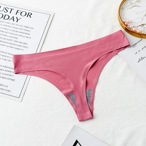 Womens <strong>Thong</strong> Underwear Lace Hollowed Out T Back Low Waist Ice Silk Sexy Cheeky <strong>Thong</strong> <strong>See</strong> <strong>Through</strong> Panties - Product Image 5
