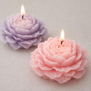 Vela Aromática Moderna con Forma de Flor de Peonía, Mezcla de Ceras, para Decoración del Hogar - Product Image 3