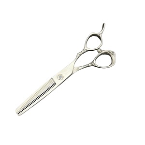 Tijeras de peluquería personalizadas de 6 pulgadas, tijeras de entresacar para diestros, de acero inoxidable, herramientas de belleza para uso profesional - Product Image 2