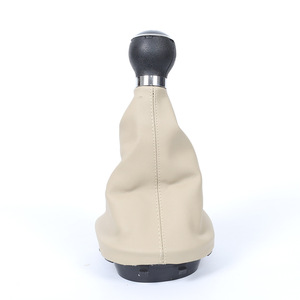 Pommeau de levier de vitesse en cuir, 5 ou 6 vitesses, ergonomique, pour Volkswagen Touran Caddy - Product Image 4