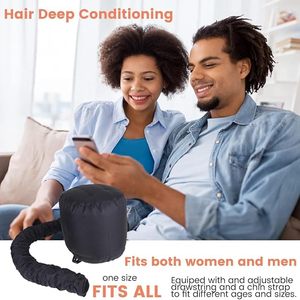 All'ingrosso Custom Barbiere Asciugacapelli Capelli per le Donne Sliver Rosa Nero Viola Regolabile Cappuccio Asciugacapelli Cappuccio - Product Image 5