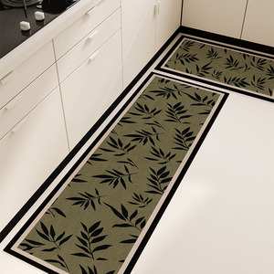 แผ่นรองครัว Shanmu Huating Chunliu Jique Forest Letter รูปตัว L ผ้าเทคโนโลยีกันลื่น ทนน้ำมัน ซึมซับได้ - Product Image 4