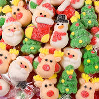 Op maat gemaakte creatieve Kerstman rendier kerstboom kous cartoon marshmallow gummy snoepjes