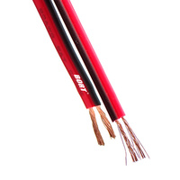 Kabel Speaker Paralel PVC UL2468 2C 18AWG Merah Hitam