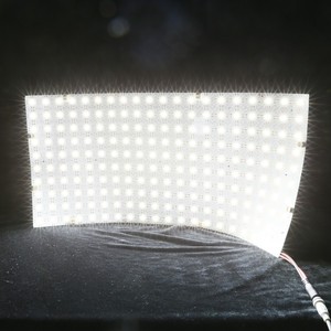 Panneaux LED flexibles bicolores CCT 2700-6500k Bond 24v 24w 9.17x19.69, feuilles LED flexibles rétroéclairées pour îlot de cuisine, effet marbre - Product Image 1