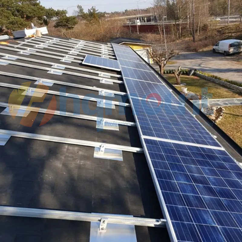 Hq Mount Asfalt Solar Shingles Plaat Flash L Voeten Knipperende Haak Asfalt Dak Solar Dak Montage L Voeten Knipperende Kit