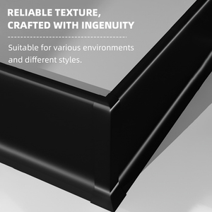 Plinto parete che copre la <span class=keywords><strong>cucina</strong></span> bagno battiscopa in metallo nero in alluminio battiscopa per la decorazione del pavimento - Product Image 2