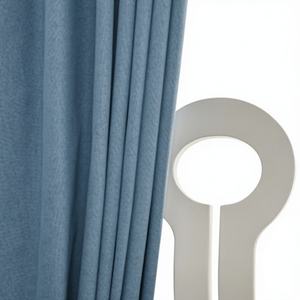 Tissu de rideau occultant de haute qualité en polyester 100 % double face laminé PVC, poids moyen, tissé uni, vente en gros - Product Image 1