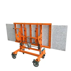 Manual Slab Transport Cart Glass Moving Trolley For Stone Marble Granite Quartz Countertop