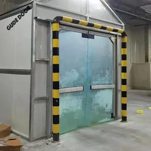 Commercial Double Swing Doors Flexible Rubber PVC Crash Doors Other Door Type