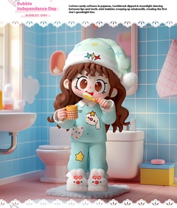 Milay mật ong thời gian lười biếng loạt hộp mù đông lạnh PVC phim hoạt hình Đồ chơi máy thổi khí dễ thương hoạt hình sưu tập Máy tính để bàn cầm tay 1/60 - Product Image 5