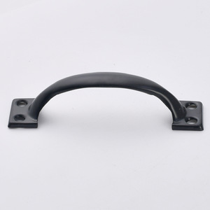 Tirador de cajón de hierro estilo chino 99mm Negro Bronce Antiguo Plata Blanco Dorado Bronce Rojizo Recubrimiento Duradero - Product Image 2