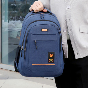 Waterproof Men's Laptop <b>Backpack</b> With Laptop Compartment Business Travel Commuting Bag Green Solid Color Shoulder Straps - Product Image 2