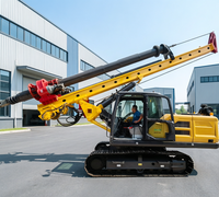 Machine de forage rotative intelligente de 30 m de profondeur de piquage, 1500 mm, avec entraînement supérieur pour les fondations de quais maritimes
