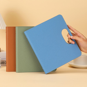 Libreta de Imitación de Cuero de Mano, Carpeta Personalizable con Hojas Sueltas, Bloc de Notas con Ranura para Tarjetas Desmontable, Libreta de Registro para Reuniones de Negocios y Oficina - Product Image 2
