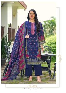 ชุดเดรสผ้าฝ้าย kurta/kurti สวยงามพร้อมพิมพ์ดีไซน์เนอร์และปักด้วยตัวเองแห้งเร็วแบบลำลองสำหรับผู้หญิงผู้ใหญ่ - Product Image 3