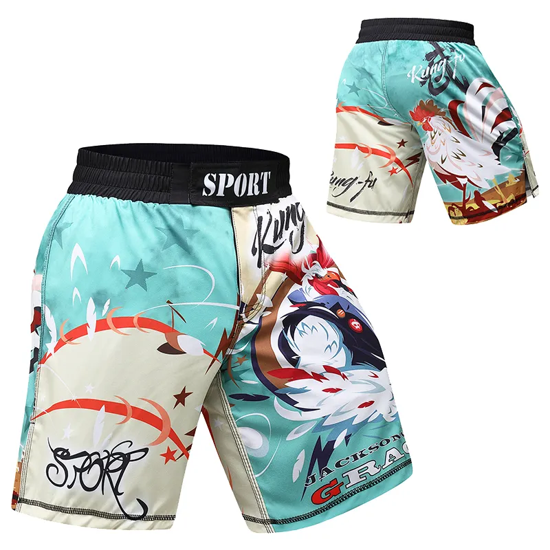 Custom A pparel Martial Arts grappling boxing jiu jitsu BJJ Fight Shorts Men Sublimation MMA short Boxing Shorts