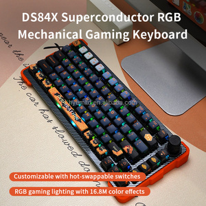 Triple-Mode Silent Mechanical RGB-Gaming-Tastatur mit Hintergrund beleuchtung und <span class=keywords><strong>Kailh</strong></span>-Achse Neuer Status - Product Image 5
