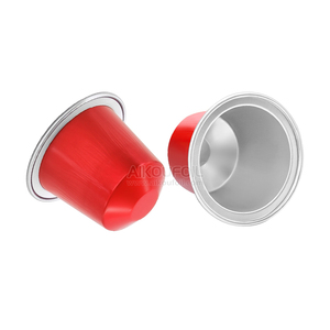 Capsule <span class=keywords><strong>Nespresso</strong></span> K-Cup en aluminium <span class=keywords><strong>recyclable</strong></span> avec logo personnalisé couvercle jetable multicolore en feuille de café avec fonctionnalité commerciale - Product Image 2