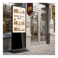 Pantalla Táctil LCD Vertical Capacitiva Infrarroja de 98"86"75"65"55"49" para Carteles Digitales, Señalización para Bibliotecas, Museos, Centros Comerciales, Anuncios Comerciales