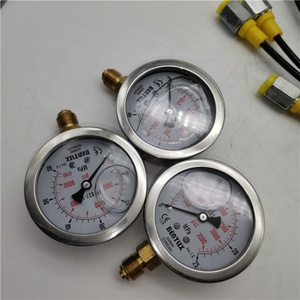 3 Gauges Hydraulic Pressure Testing Kit <b>Diagnostic</b> <b>Tool</b> Set, Hydraulic Pressure Measurement Kit for All Heavy Equipments - Product Image 3