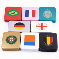Caja Metálica Rectangular Personalizada para Guardar Cartas del Tarot, Estuche Metálico para Cartas de Juego, para Juegos de Cartas de Adivinación