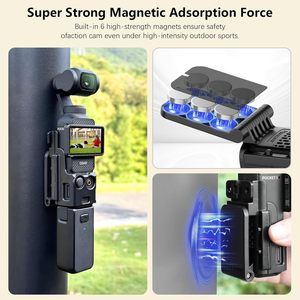 Soporte Multifuncional Amazear para DJI OSMO Pocket 3, Base Magnética con Abrazadera de Succión para Teléfono Inteligente y Cámara - Product Image 3