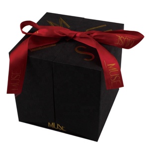 Cajas de Lujo para Velas con Logotipo Personalizado, Juego de 2 Cajas Rígidas de Cartón Negro para Almacenamiento de Velas, Caja de Regalo para Frascos de Velas - Product Image 6