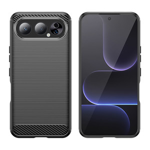 Funda Protectora para Teléfono de Fibra de Carbono a Prueba de Golpes con Parte Trasera de TPU para Huawei Honor 500 Pro - Product Image 3