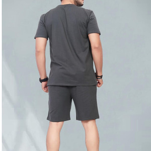 High Street <b>Twin</b> <b>Sets</b> For Men New Fashion 100% Organic Cotton <b>Twin</b> <b>Sets</b> Hot Sale New Arrival Men Summer Casual Shorts <b>Sets</b> - Product Image 5