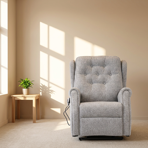 Dual Motor Power Lift Elderly Recliner Chair <b>Zero</b> Gravity Design with Adjustable Headrest Lumbar Heating Support Mobility Wheels - Product Image 3