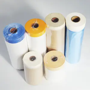 High Quality Polycarbonate Sheet Paint Protection Film Protective Film Manufacturer Plastic Pre Taped Car Masking Film 2700mm