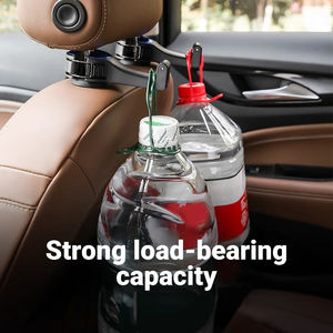 Soporte de teléfono para asiento trasero de coche portátil fácil de ajustar, diseño de gancho oculto, rotación de 360, soportes resistentes, embalaje personalizado para seguridad - Product Image 3