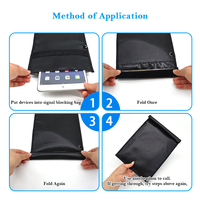 Sac Faraday imperméable RFID pour ordinateurs portables, sac Faraday ignifuge pour bloquer les signaux des clés de voiture
