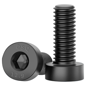 Tornillos de cabeza delgada con hexágono interior de grado 12.9 de Fasteners Factory, métricos/pulgadas, ODM/OEM, perfil de diente estándar de conformación profunda. - Product Image 1