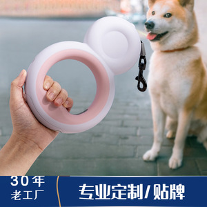 สายจูงสัตว์เลี้ยงแบบสโนว์แมนสั่งทำพิเศษ แบบยืดหดได้อัตโนมัติ พร้อมไฟสำหรับพาสุนัขเดิน - Product Image 5