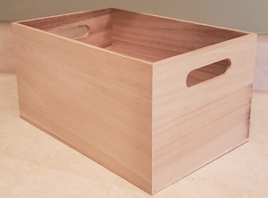 Caisses en bois, bacs en bois pour l'organisation de garde-manger, rangement de placards, arts et artisanat, organisateurs de meubles, conteneurs pour l'organisation - Product Image 5