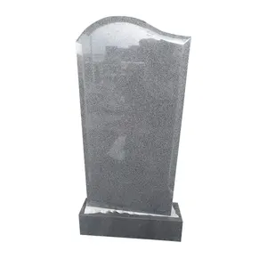 Prix d'usine croix granit pologne hollandaise Mini granit islamique vierge, conception de pierre tombale de la Bible conception de pierre tombale en granit noir/