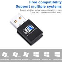 CE ROHS Realtek 8192EU 300Mbps sans fil usb adaptateur wifi dongle pour imprimante android tv box cartes réseau sans fil