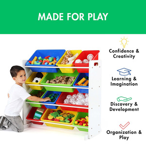 Bé trai 'đồ chơi Thiên đường ít Tikes ngực trẻ em Kệ tổ chức Lưu trữ đồ chơi hộp Thùng khủng long ngực & toàn diện tổ chức - Product Image 5