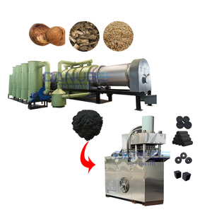 Máquina para Hacer Carbón de Bambú y Coco, Línea de Producción de Carbón, Máquina de Briquetas de Carbón para Shisha - Product Image 1